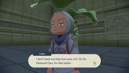 Legends Arceus - Calaba distrusts the Diamond Clan