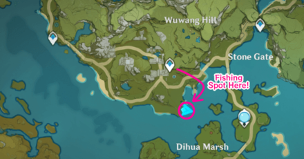 Genshin - Eight Locales Day 5 Fishing Spot