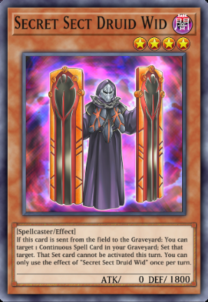 Secret Sect Druid Wid