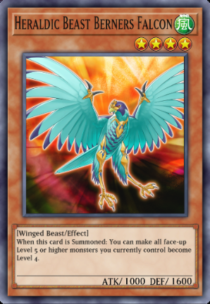 Heraldic Beast Berners Falcon