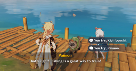 Genshin - Kichiboushi Day 5 - Talk to Kichiboushi for the Final Time