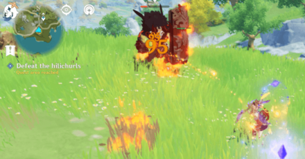 Genshin - Kichiboushi Day 5 - How to Defeat the Hilichurl Enemies