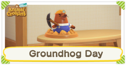 Animal Crossing: New Horizons (ACNH) - Groundhog Day