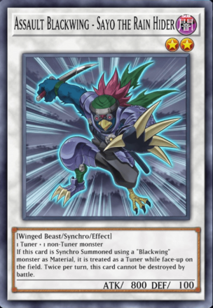 Assault Blackwing - Sayo the Rain Hider