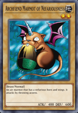 Archfiend Marmot of Nefariousness