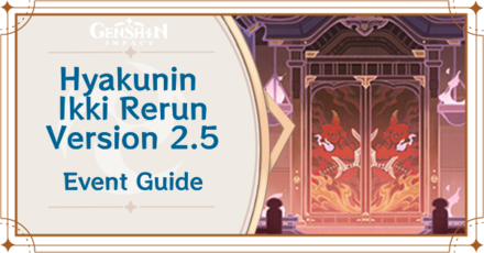 Genshin Impact - Hyakunin Ikki Rerun Version 2.5