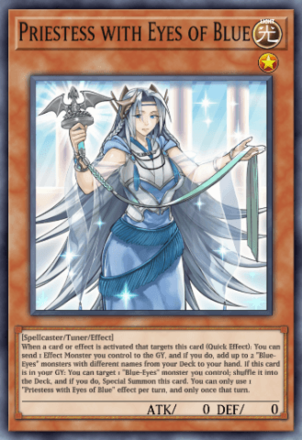 Priestess with Eyes of Blue