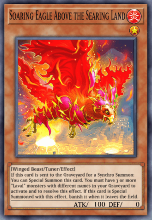 Soaring Eagle Above the Searing Land