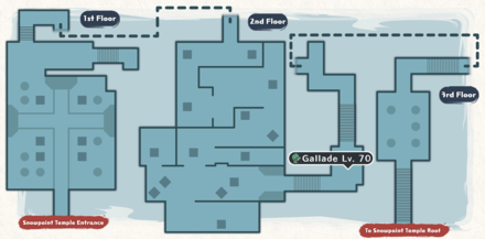 Snowpoint Temple Items Map