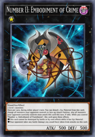 Number 13: Embodiment of Crime