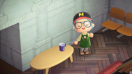 ACNH - Thank-You Dad mug and Thank-You Dad apron