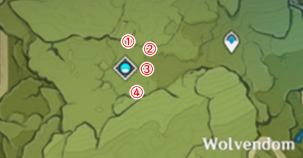 Genshin - Seelie Map for Cecilia Garden