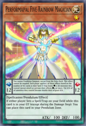 Performapal Five-Rainbow Magician Image
