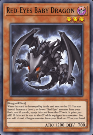 Red-Eyes Baby Dragon Image