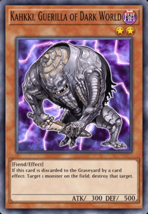 Kahkki, Guerilla of Dark World