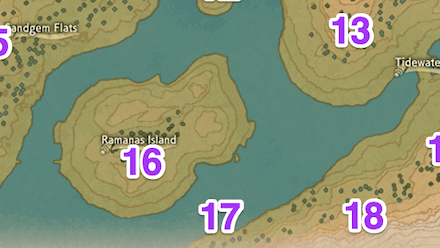 Obsidian Fieldlands Wisp 17 Map