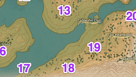 Obsidian Fieldlands Wisp 18 Map