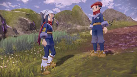 Legends Arceus - Akari and Rei