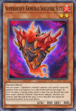 Superheavy Samurai Soulfire Suit