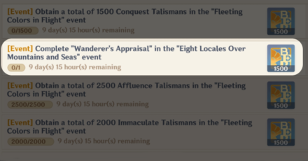 Genshin - 8 Locales Day 7 - Battle Pass Rewards