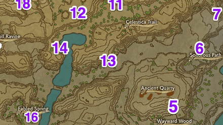 Coronet Highlands Wisp 13 Map