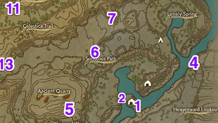 Coronet Highlands Wisp 4 Map
