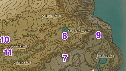 Coronet Highlands Wisp 8 Map