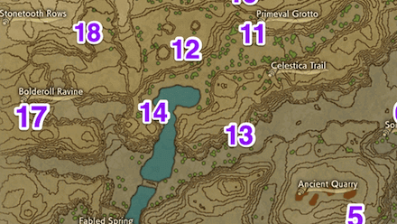 Coronet Highlands Wisp 14 Map.