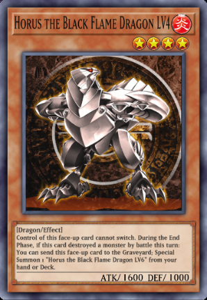 Horus the Black Flame Dragon LV4