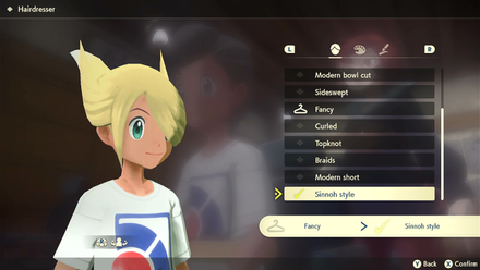 Sinnoh Style Hairstyle