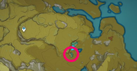 Genshin - Black King Pigeon Map Location - Northeast of Minlin