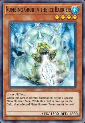 Numbing Grub in the Ice Barrier