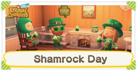 Animal Crossing New Horizons (ACNH) - Shamrock Day 2022