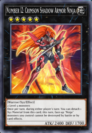 Number 12: Crimson Shadow Armor Ninja