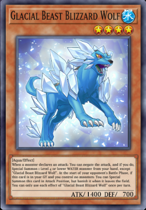 Glacial Beast Blizzard Wolf