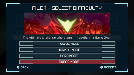 Metroid Dread Difficulty Modes