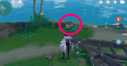 Genshin - Violet Court Pot Locations - 2 Near the Boats