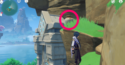 Genshin - Violet Court Pot Locations - 3 Above the Domain Entrance