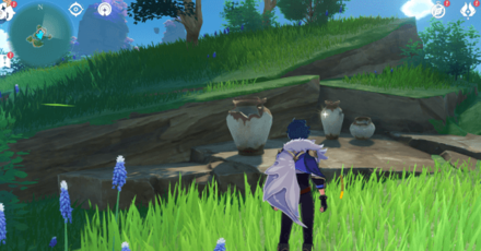 Genshin - Violet Court Pot Locations - 12 Middle of the Hill