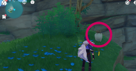 Genshin - Violet Court Pot Locations - 18 Up the East Island