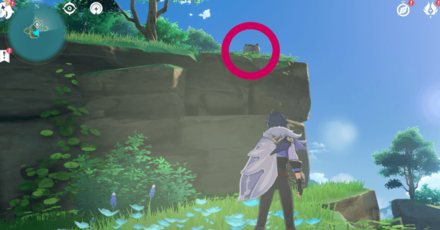 Genshin - Violet Court Pot Locations - 11 Above the Cliff