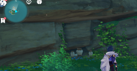 Genshin - Violet Court Pot Locations - 20 Below the Cliff