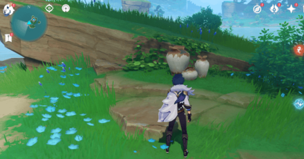 Genshin - Violet Court Pot Locations - 6 Along the West Island