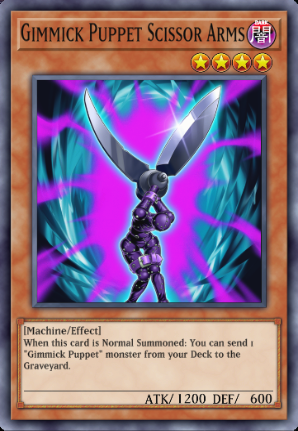 Gimmick Puppet Scissor Arms