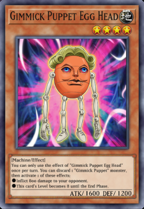 Gimmick Puppet Egg Head