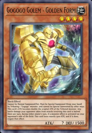 Gogogo Golem - Golden Form