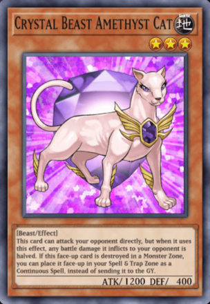Crystal Beast Amethyst Cat