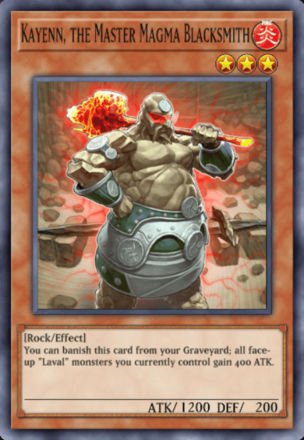 Kayenn, the Master Magma Blacksmith