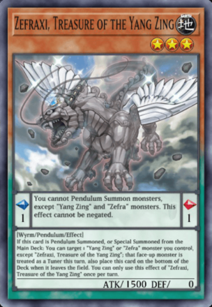 Zefraxi, Treasure of the Yang Zing