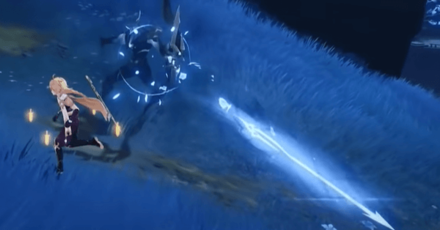 Genshin - Shadowy Husk Line Defender shooting an arrow